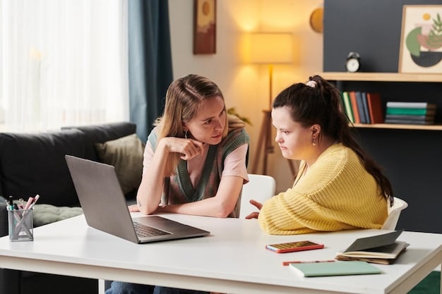 Engaging Conversation Over Laptop